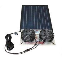 30W 500CFM Stainless Steel Solar Powered Crawlspace Ventilator Subfloor Fan For Garage Attic Basement Ventilation System