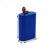 18500 Lithium Battery pack 3.7V 1S2P 3200mAh For Electric Fan Lamp Remote Control Boat Toy LED light SM Plug