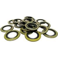 20PCS Engine Oil Drain Plug Gasket 016393/016454 for Peugeot Citroen,Toyota,Renault,Fiat,Iveco,Nissan,Opel,Volvo,Mini