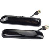 Car Smoked LED Dynamic Side Marker Light Turn Signal Blinker for BMW 3 Series E46 Coupe1997-2001