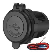 PD Type C USB Car Charger and QC 3.0 Quick Charger 12V Power Outlet Socket with ON/Off Switch for