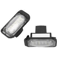 2Pcs White Led License Plate Light for Mercedes Benz W203 Car Number Plate Lamp for Benz W203 4D