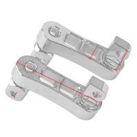 Motorcycle Adjustable Passenger Footpegs Highway Pegs Male Mount Foot Peg Clamp Support Extensions Bracket for Harley B