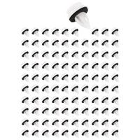 100Pcs 51418224768 Plastic Rivets Clip for-BMW E46 E53 E90 E91 E70 Door Panel Auto Fasteners Trim