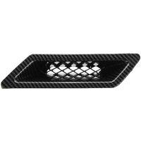 Carbon Fiber Universal Car Front Bumper Hood Vent Air Out Decoration for Honda Civic Audi-A4 B8 Golf