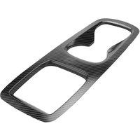 For ID.3 ID.4 Carbon Fiber Car Center Console Cup Holder Panel Frame Decorative Accessories