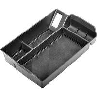 Center Console Organizer Tray for Toyota Sienna 2021 2022 Accessories Armrest Insert Storage Box with Black Non-Slip Mat