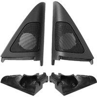 Set Car Front Door Speaker Audio Cover Horn Tweeter Loudspeaker Cover Trim with Foam For-BMW 3 Series E92 E93 2006-2013