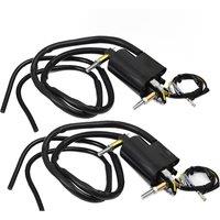 Set of 2 Ignition Coils & Caps for Suzuki GS550 GS650 GS750 850 1000 1100 Kawasaki KZ400 650 750 900 1000 33410-45012