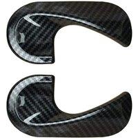 Car Carbon Fiber Interior Door Handle Buckle Decorative for Benz Smart 453 Fortwo Forfour 2015-2020 Accessories