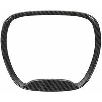 Carbon Fiber Steering Wheel Frame Trim Ring for 15-20 Dodge Challenger Charger for Jeep Grand Cherokee SRT Black 1