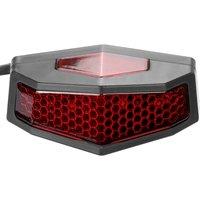 5 in 1 Motorcycle LED Turn Signals Stop Rear Tail Brake Light License Plate Universal Red