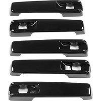 Gloss Black Outside Exterior Door Handle Protector Cover Trim for Mercedes Benz G-Class W461 W463 G55 G63 G500 2001-2021