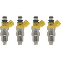 4Pcs Automobile Fuel Injector for Toyota AE100 Corolla 1991-1997 23250-15030 23209-15030