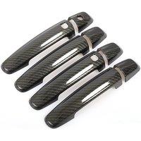 Car ABS Carbon Fiber Door Handle Cover Chrome Trim for Suzuki Swift Vitara S-CROSS 2012-2018 Car Styling