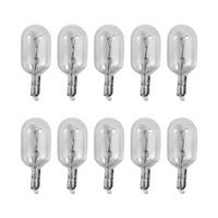 Car T10 12V 5W 168 194 W5W Halogen Light Bulb Instrument Cluster Gauge Dash Lamp Reading Lights , 10 Pack Warm White