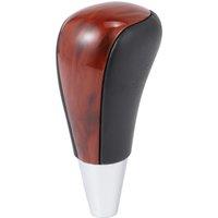 Wood Grain Car Gear Shift Knob for Toyota Corolla Camry/Harrier Fortuner Crown Land Cruiser Lever Shifter Stick Black