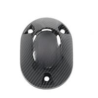 Motorcycle Exhaust Pipe Cover Protective Cover for Honda PCX 160 2021-2022 Rear Muffler Exhaust Tail Cover Carbon Fiber