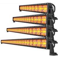 7D Offroad 4x4 Roof Straight LED Light Bar Car Truck Front Amber Position Indicator Lamp For SUV 4wd