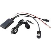 Car Bluetooth AUX Adapter Wireless Audio Phone Call Handsfree Microphone for Alpine KCA-121B AI-NET CDA-9857 CDA-9886
