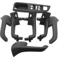 7PCS Black Interior Handle Door Grab Window Switch Bezel Cover for Golf 5 GTi-MK5 Jetta Inner