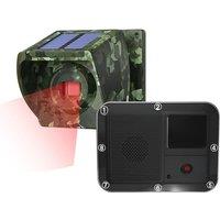 Cross-border Solar Outdoor Infrared Lane Alarm Fish Pond Orchard Anti-theft Induction Wireless Outdoor Alarm