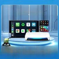 CarlinKit UHD Android 13 Smart TV Box Qualcomm 8-Core Wireless CarPlay Android Auto Adapter GPS HDMI Video Output CarPlay Ai Box