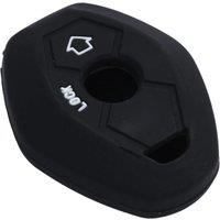 3 Button Remote Key Fob Silicone Case Cover For BMW E46 E39 E63 E36 E81X5 Z3 Z4, Black