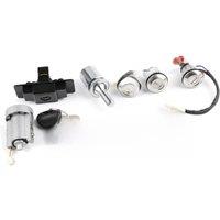 Car Lock Cylinder & Key for Mitsubishi Pajero Shogun Montero MK2 V31 V32 MR259744