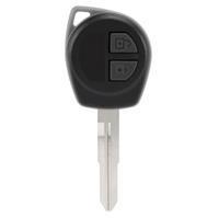 2-Button Uncut Remote Key FOB Case For SUZUKI IGNIS ALTO SX4 VAUXHALL AGILA Black