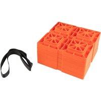 5 Pack Heavy Duty Leveling Blocks, RV Wheel Stopper Car Tyre Anti-Slip Block for Trailer, Truck Universal