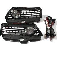 For Vw Mk3 Golf Jetta 1992-1998 Front Bumper Grille 6000K White Led Drl Driving Fog Light Car