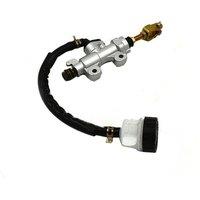 Universal 45mm Motorcycle Rear Brake Master Cylinder with Fluid Reservoir for Pit Dirt Quad ATV Bike