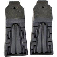 Moto Black Front Footrest Foot Pegs Pedals Left & Right Motorcycle Rubber Foot Spikes for Yamaha YBR 125 XTZ 125