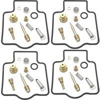4 Sets Motorcycle Carburetor Repair Rebuild Kit Carburetor Repair Tool for Kawasaki ZZR400 1990-2004