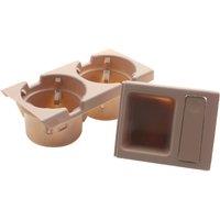 Car Center Console Water Cup Holder Beverage Bottle Holder Coin Tray For Bmw 3 Series E46 318I 320I 98-06 51168217953 Beige