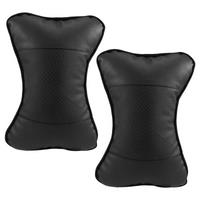 2Pcs Car Neck Pillow Breathable Head Rest Cushion Relax Neck Support Headrest Comfortable Soft