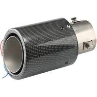 Universal Car Modified Exhaust Muffler Tip Tail Pipe Blue LED Flaming Luminous-Silencer Turbo Sport