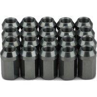 Crous de Roue M12X1.5 Boulons de Roue en Aluminium 32.4X17Mm 7075-T6 Titane 20PCS