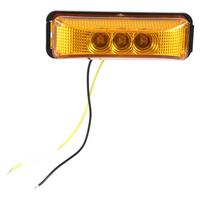 3 Led 3.9Inch Car Truck Side Marker Light Tail Rear Lamps Indicator Marker 10-24V For Trailer Rv Boat Lorry