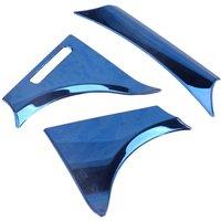 Car Dashboard Decorative Cover Stainless Steel Material Styling Accessories Blue for Toyota Camry