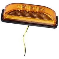 2 Pcs 3.9 Inch 3 Leds Truck Trailer Front Rear Led Side Marker Light Indicator Lamp Rock Light for