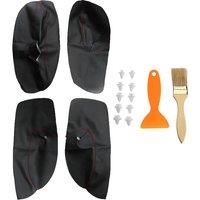 Car Microfiber Leather Door Armrest Cover Interior Door Panel Protective for Volkswagen Bora Golf 4