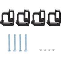 4 Pack Truck Topper Clamps Mounting Clamps Truck Cap Clamps, Truck Bed Clamps and Canopy Clamps
