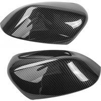 for Jeep Compass 2017-2020 Car Carbon Fiber Rearview Mirror Cover Trim Side Mirror Case Shell Decoration Accessories