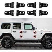 Door Hinge Cover Protector Trim Kit for 2018-2019 Jeep Wrangler JL & Unlimited Car Accessories