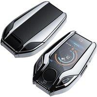 TPU Car Fully Key Case Cover LCD Remote Key Fob Case Cover for BMW 7 Series 740 6 Series GT 5 Series