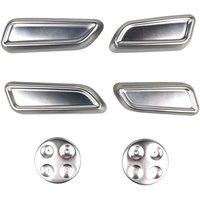 Seat Adjustment Switch Button Cover Car Interior Aluminum Alloy Decor Trim Protector for Tesla Model