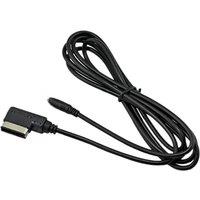 Car 3.5mm AUX Audio Cable Music Interface Adapter Compatible for A3 A4 S4 A5 S5 A6 A8 Q5 Q7 R8 TT