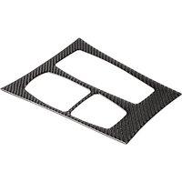 Car Soft Carbon Fiber Central Control Gear Shift Panel Cover Trim for BMW X5 E70 X6 E71 2010-2013